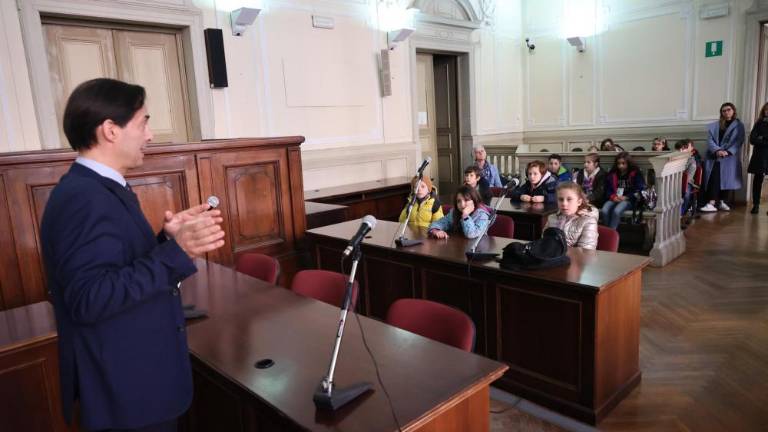 Učenci slovenskih šol na sodniji