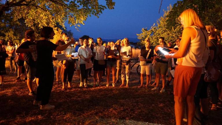 Kresovanje obogatili z zborovskim petjem