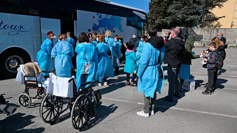 Prvi ukrajinski bolniki že v Burlu