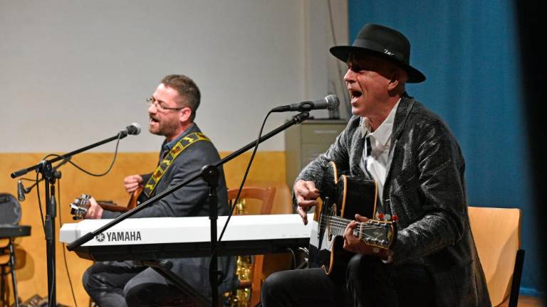 Vlado Kreslin in Iztok Cergol v ljubljanski Drami