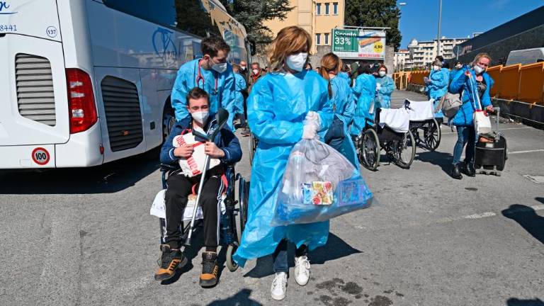 Prvi ukrajinski bolniki že v Burlu