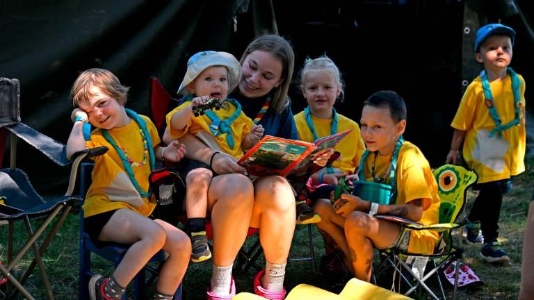 Predsedničin obisk na 17. taborniškem Zletu