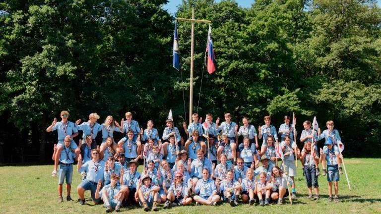 Skavtje SZSO so taborili z vitezi okrogle mize