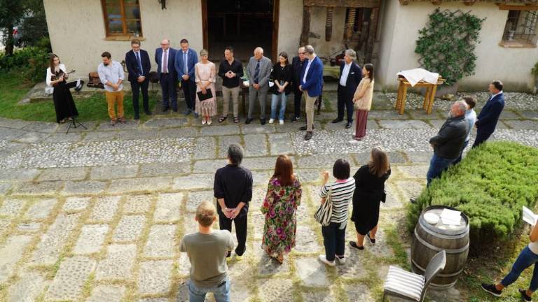 Na domačiji Edija Kebra odprli slovensko kulturno ambasado