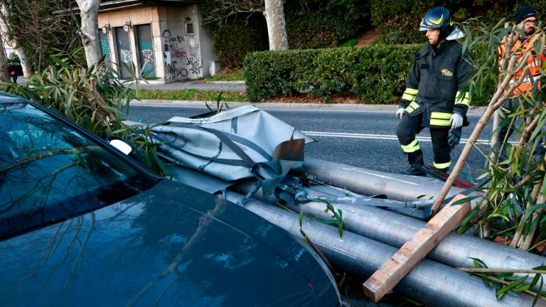 Tovornjak izgubil tovor drogov