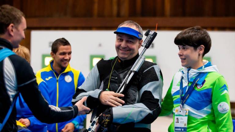 Slovenski strelec Franček Gorazd Tiršek paralimpijski podprvak