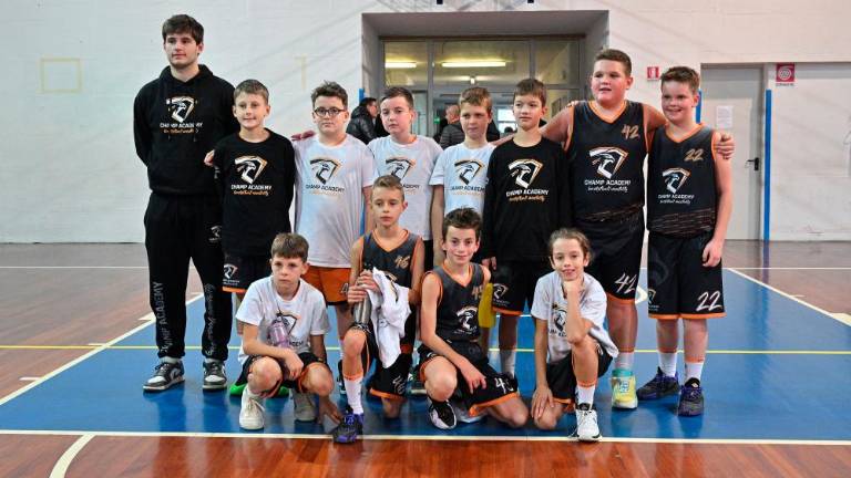 Pri Briščikih potekal mednarodni košarkarski turnir U11