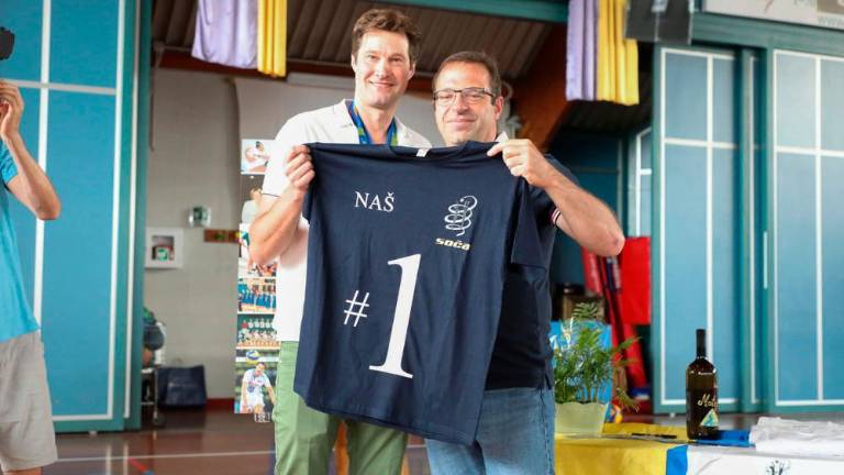 Sprejem za Mateja Cernica