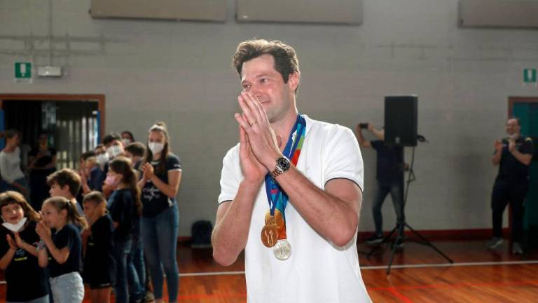 Sprejem za Mateja Cernica