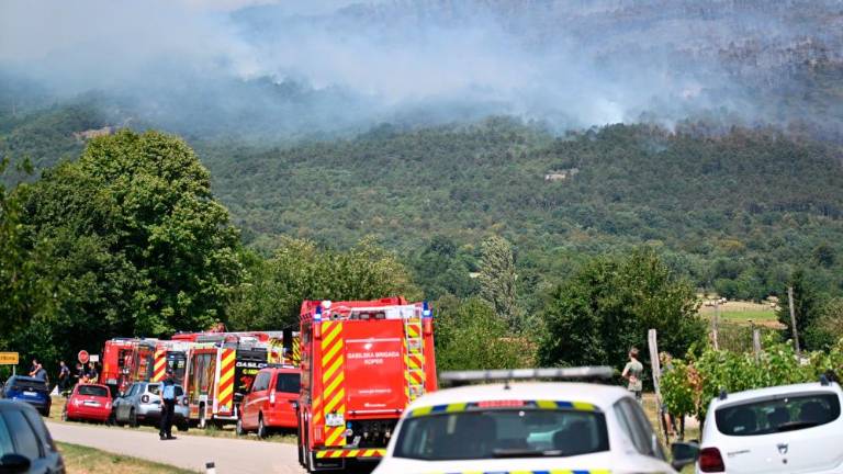 Zagorelo na dveh mestih, ogenj naj bi bil podtaknjen (foto in video)