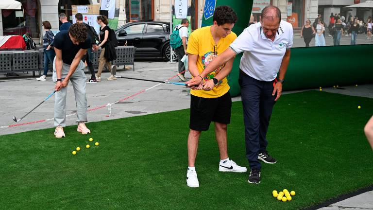 Središče Trsta postalo igrišče za golf