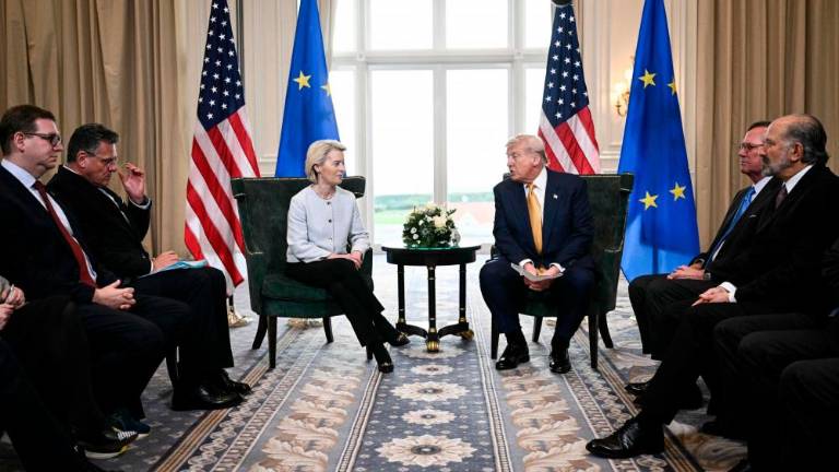 Von der Leyen, Costa in Rutte s Trumpom za pravičen mir v Ukrajini