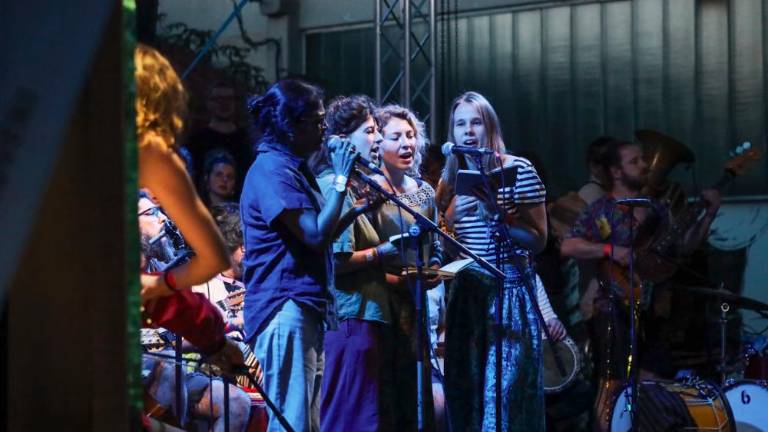 Ethno Histeria World Orchestra na solkanski Mostovni