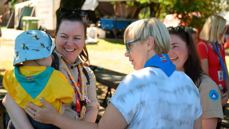 Predsedničin obisk na 17. taborniškem Zletu