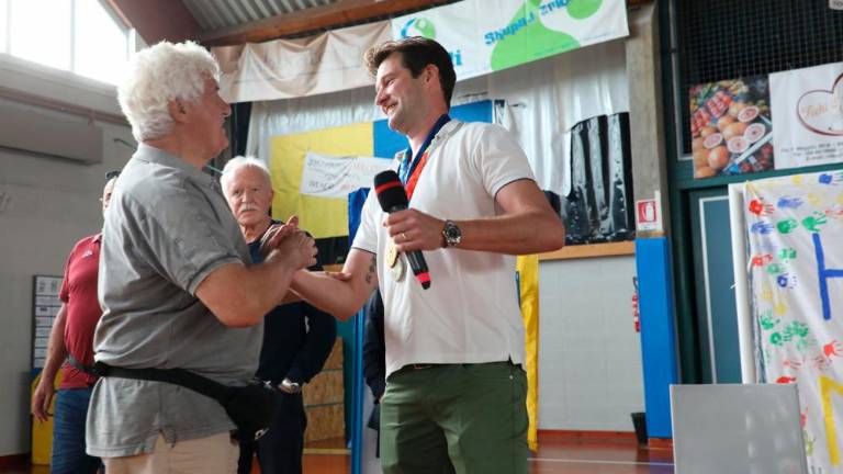 Sprejem za Mateja Cernica