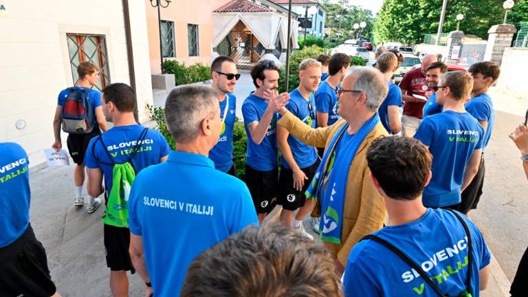 Slovenski reprezentanti iz Italije odpotovali na Europeado v Nemčijo