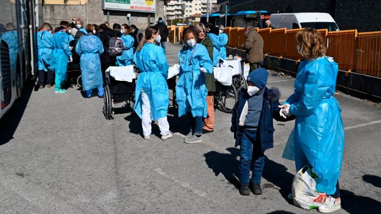 Prvi ukrajinski bolniki že v Burlu