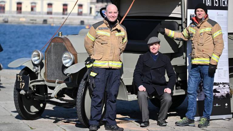 Na tržaškem filmskem setu tudi kobariški prostovoljni gasilci