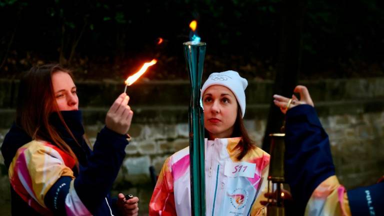 Olimpijska bakla prispela v Trst