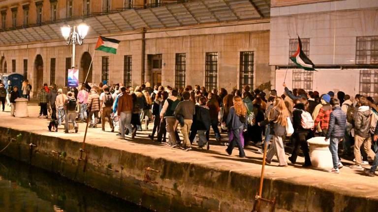 Manifestanta napadla novinarja spletnega časopisa TriestePrima