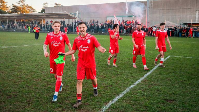 Veselje Juventininih igralcev po tekmi (TIBALDI)