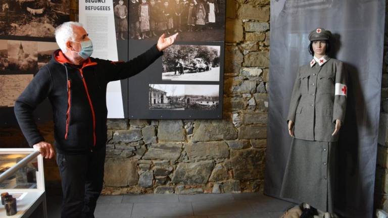 V pokopališki vežici muzej sanitete prve svetovne vojne