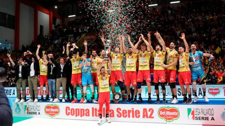 Jernej Terpin z ekipo Vibo Valentia osvojil italijanski pokal v A2-ligi