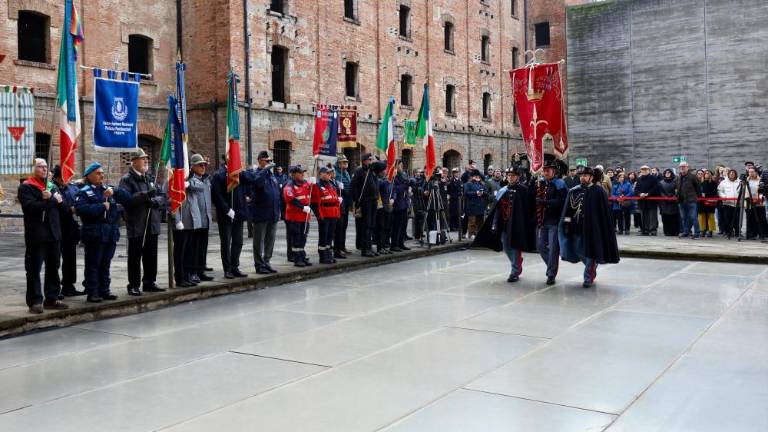 V Rižarni ob dnevu spomina brez velike množice