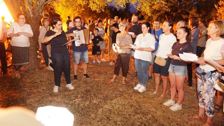 Kresovanje obogatili z zborovskim petjem