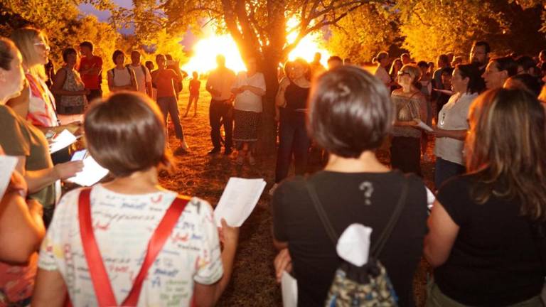 Kresovanje obogatili z zborovskim petjem