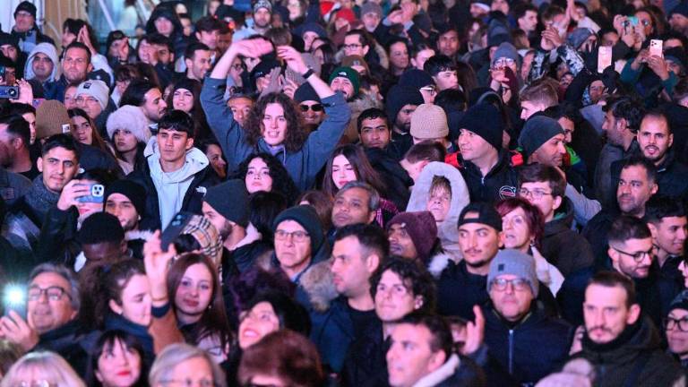 Na tržaškem Velikem trgu glasba, Michele Tomatis in ognjemet (foto)