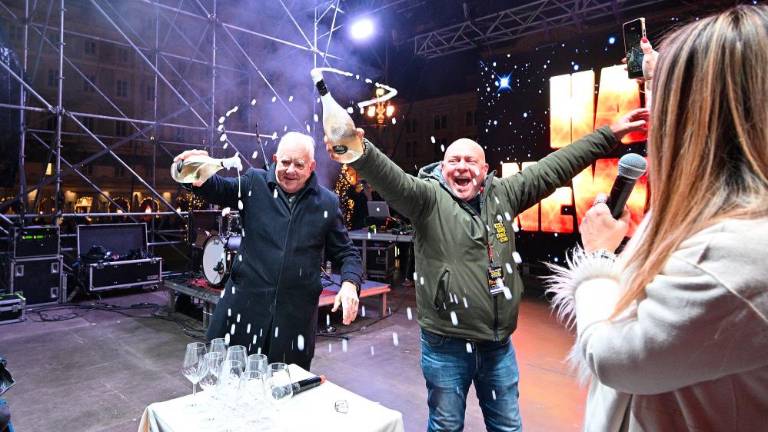 Na tržaškem Velikem trgu glasba, Michele Tomatis in ognjemet (foto)