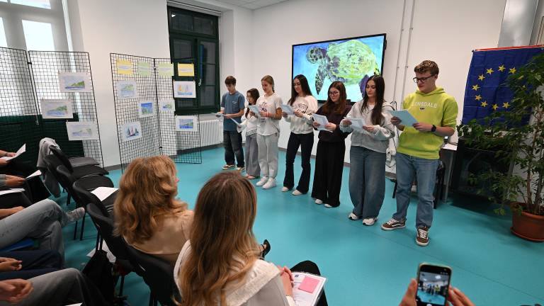 Dijaki iz Ruš spoznavali slovenske vrstnike in Trst