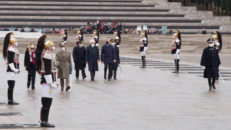 Predsednik Mattarella v Redipulji