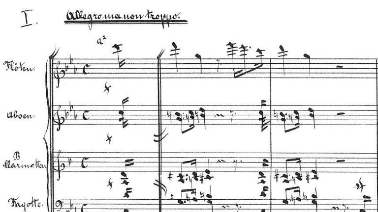 Rokopisi pozabljenega skladatelja tržaških korenin