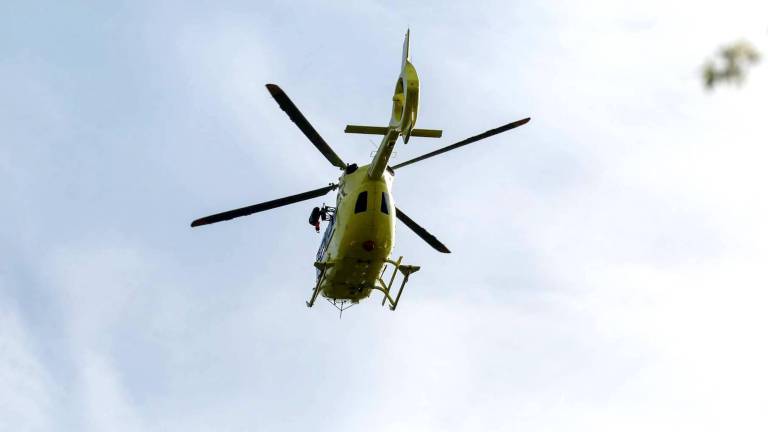 Voznika motornega kolesa so v Videm prepeljali s helikopterjem