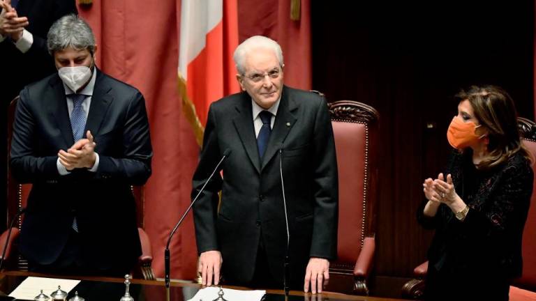 Predsednik Sergio Mattarella prisegel