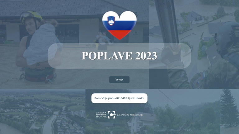 Zaživela je spletna aplikacija za pomoč prizadetim v poplavah