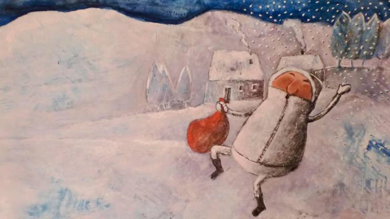 Galeb razpel krila vse do Ljubljane