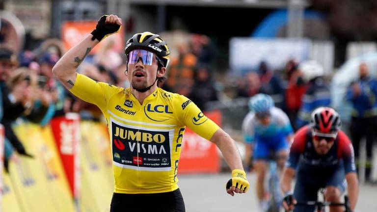 Primož Roglič osvojil sedmo etapo dirke Pariz - Nica