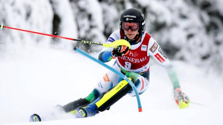 Vlhovi slalomska tekma za Zlato lisico, Bucikova peta
