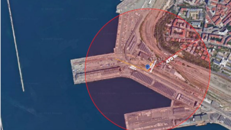 V Trstu bodo čez teden dni odstranili orjaško bombo