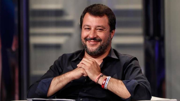 Matteo Salvini prihaja v Trst