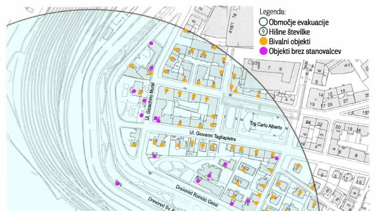 Zaradi bombe več kot tisoč evakuirancev