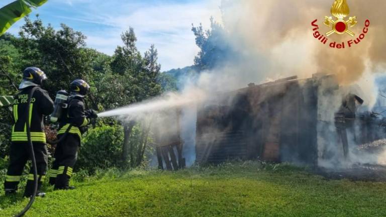 Na Oslavju ni gorela hiša, ampak drvarnica