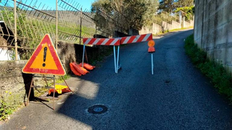 Zaradi usada zaprli Ulico Piani