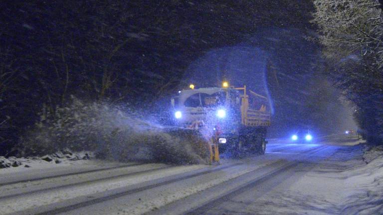 Nov snežni metež na Krasu