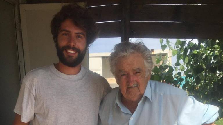 Na obisku pri bivšem predsedniku Urugvaja Pepeju Mujici