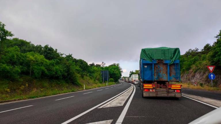 Zastoji na avtocestnem priključku v smeri Trsta