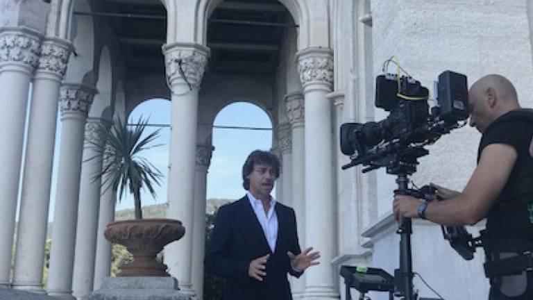 Alberto Angela v Miramarskem gradu